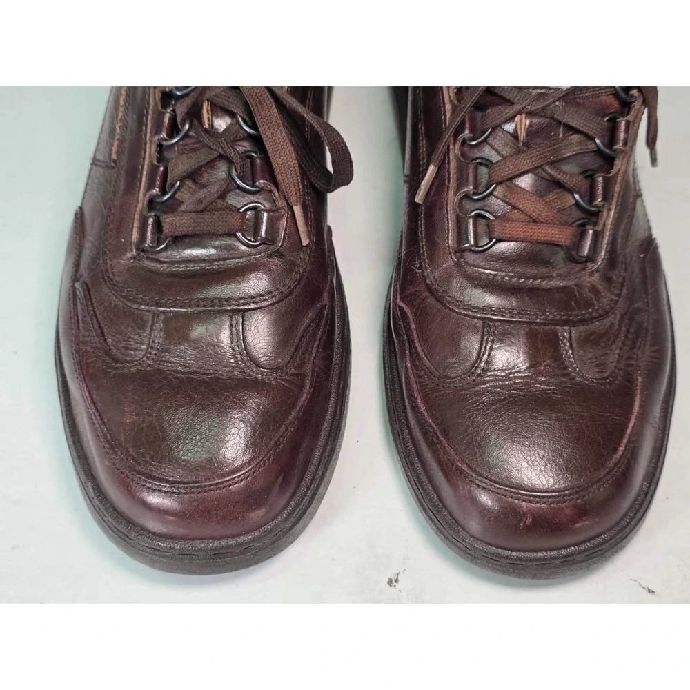 Mephisto Match Run Off Air Jet Men's Sneakers Size 9 Brown Leather‎ Shoes France